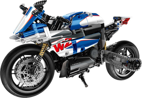 Изображение товара Конструктор iM.Master Blue Motorcycle 6834_MK