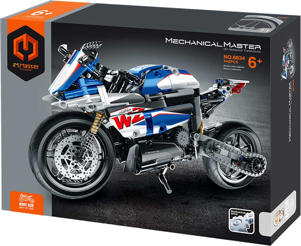 Изображение товара Конструктор iM.Master Blue Motorcycle 6834_MK