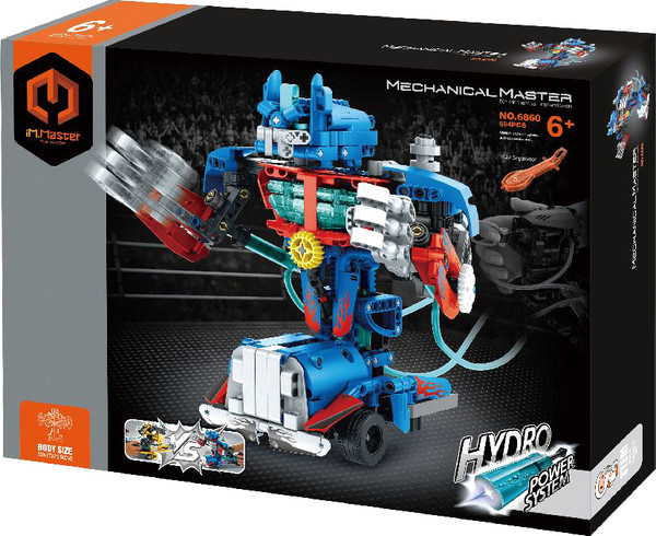 Изображение товара Конструктор кинетический iM.Master Боевой робот синий 6860_MK