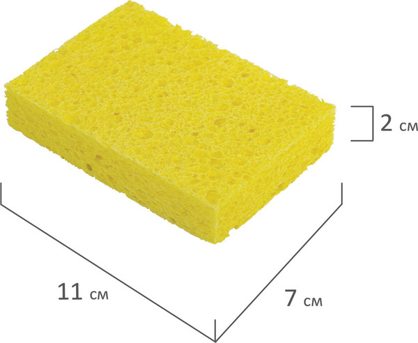 Изображение товара Набор губок хозяйственных Laima 700259 (5шт)