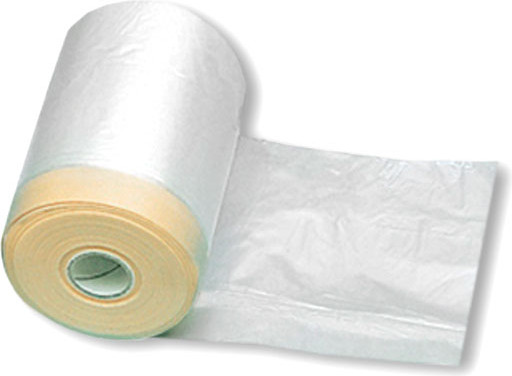 Изображение товара Пленка строительная Pingo Защитная с малярной лентой 550мм / 09831-6 (33м)