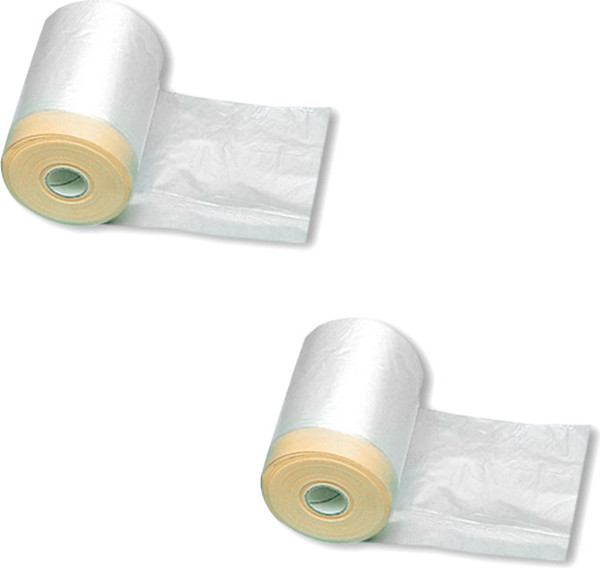 Изображение товара Пленка строительная Pingo Защитная с малярной лентой 550мм / 09831-62 (33м, 2шт)