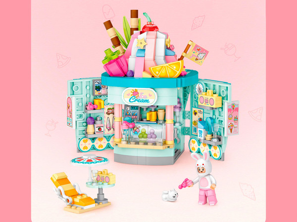 Изображение товара Микроконструктор LOZ Ларек с мороженым 1745