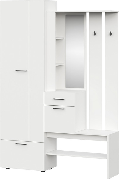 Изображение товара Секция в прихожую SV-мебель Фаворит 2 К (белый)