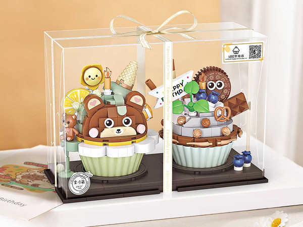 Изображение товара Микроконструктор LOZ Мишка в бисквите 1755