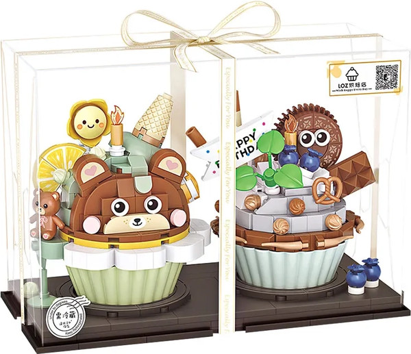 Изображение товара Микроконструктор LOZ Мишка в бисквите 1755