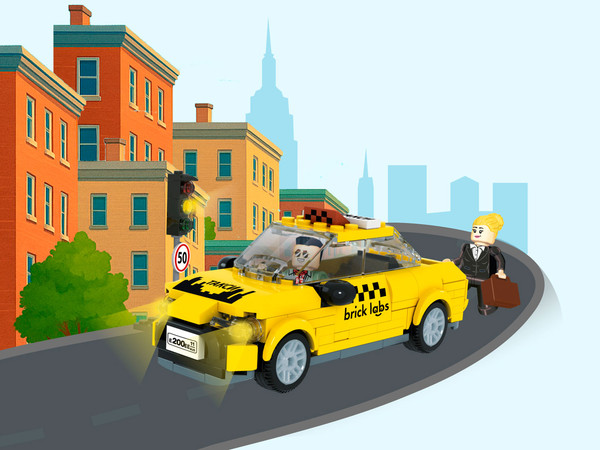 Изображение товара Конструктор Brick Labs Такси AB-1301