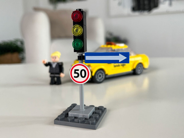 Изображение товара Конструктор Brick Labs Такси AB-1301