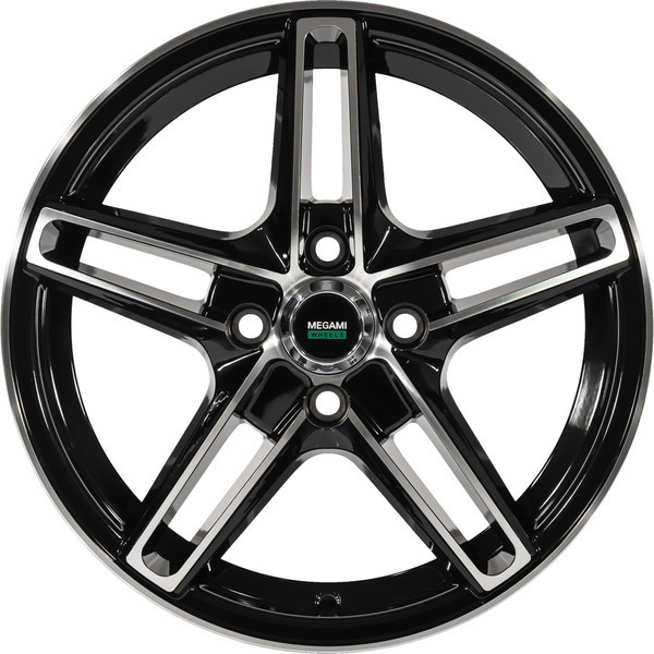 Изображение товара Литой диск Megami MGM-17 15x6" 4x100мм DIA 67.1мм ET 40мм BKF