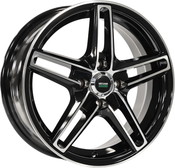 Изображение товара Литой диск Megami MGM-17 15x6" 4x100мм DIA 67.1мм ET 40мм BKF