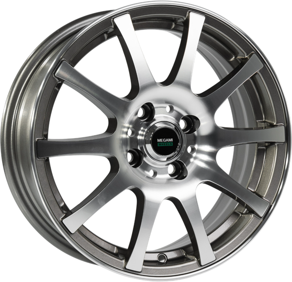 Изображение товара Литой диск Megami MGM-2 14x5.5" 4x100мм DIA 60.1мм ET 43мм GMF