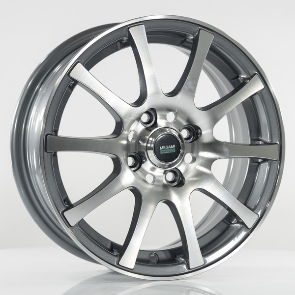 Изображение товара Литой диск Megami MGM-2 14x5.5" 4x100мм DIA 60.1мм ET 43мм GMF