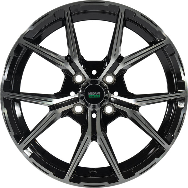Изображение товара Литой диск Megami MGM-22 15x6.5" 5x100мм DIA 57.1мм ET 38мм BKF