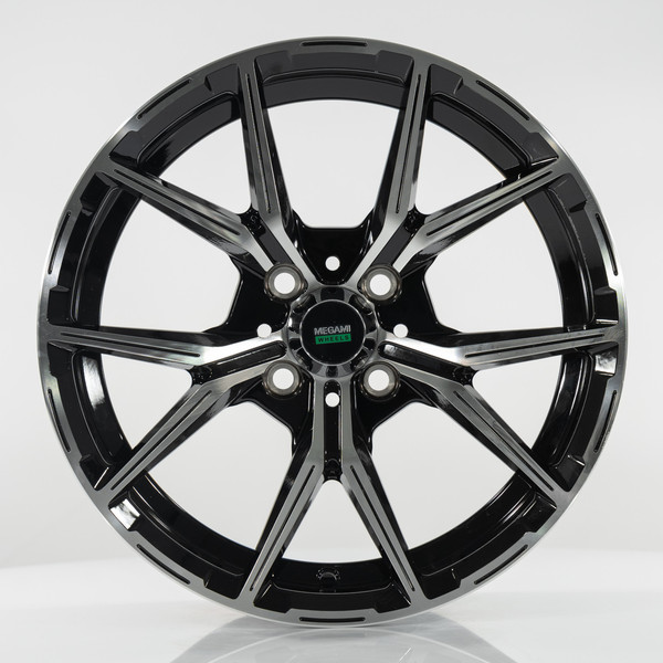 Изображение товара Литой диск Megami MGM-22 15x6.5" 5x100мм DIA 57.1мм ET 38мм BKF