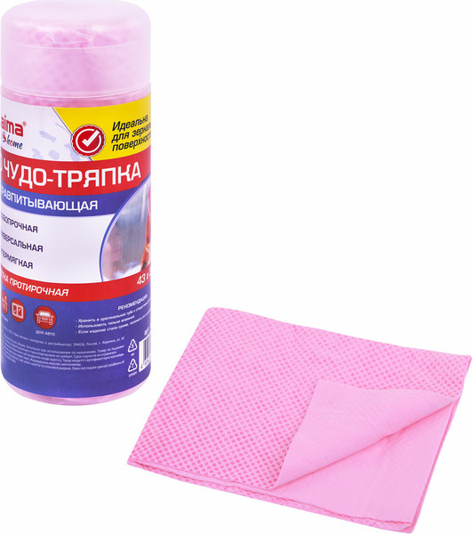 Изображение товара Салфетка хозяйственная Laima Home / 609973 (розовый)