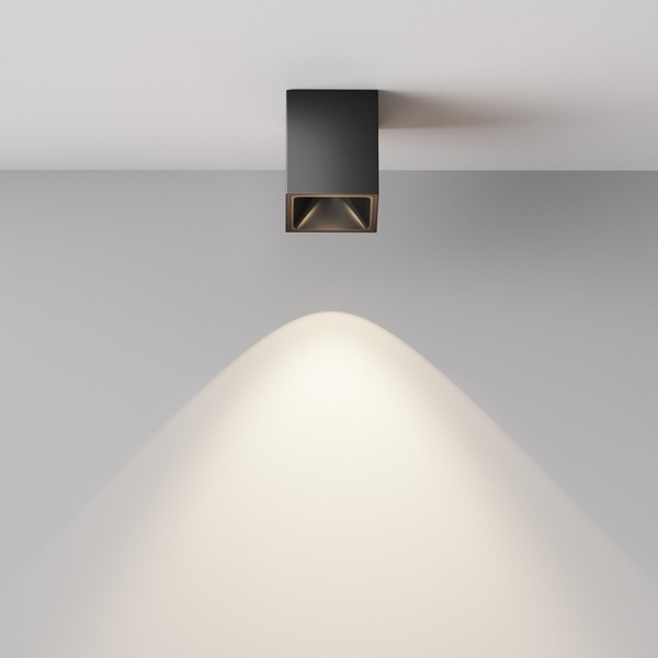 Изображение товара Точечный светильник Maytoni C065CL-8W4K-SQ-B