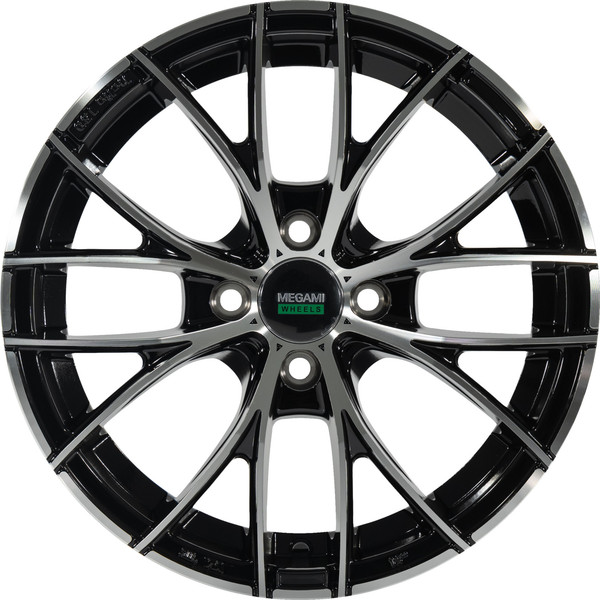Изображение товара Литой диск Megami MGM-28 15x6.5" 4x100мм DIA 60.1мм ET 40мм BKF