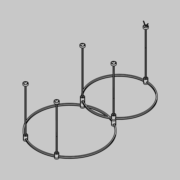 Изображение товара Потолочная база для трекового светильника Maytoni TFC-Flar-M01-PT