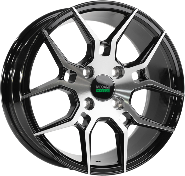 Изображение товара Литой диск Megami MGM-29 14x6" 5x100мм DIA 57.1мм ET 35мм BKF