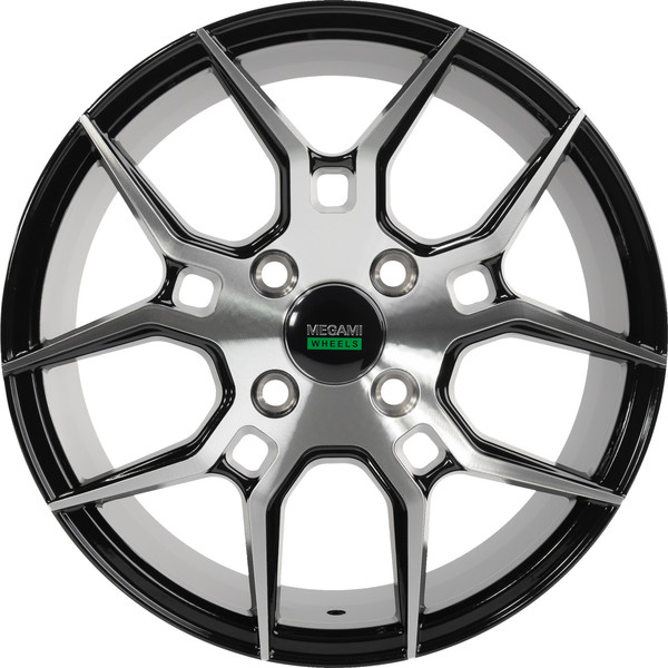 Изображение товара Литой диск Megami MGM-29 14x6" 5x100мм DIA 57.1мм ET 35мм BKF