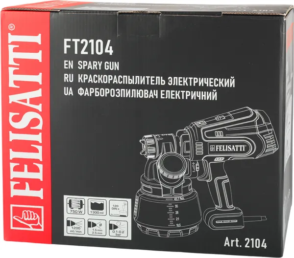 Изображение товара Краскопульт электрический Felisatti FT2104