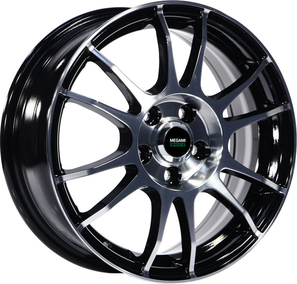 Изображение товара Литой диск Megami MGM-3 15x6" 5x100мм DIA 57.1мм ET 40мм BKF