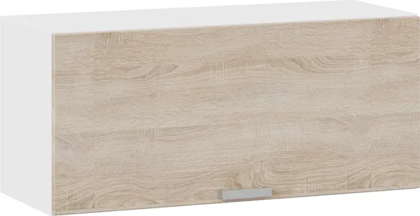 Изображение товара Шкаф под вытяжку ТриЯ Гранита 1В8Г с одной откидной дверью (белый/дуб сонома)