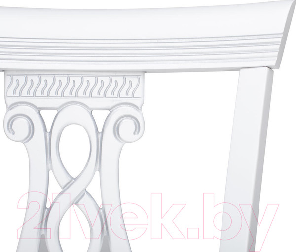 Изображение товара Стул Импэкс Leset Юта (белый 9003/патина серебро/жаккард Атина серебро Ж4.04)