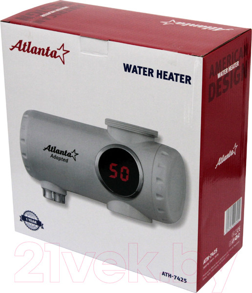 Изображение товара Проточный водонагреватель Atlanta ATH-7425
