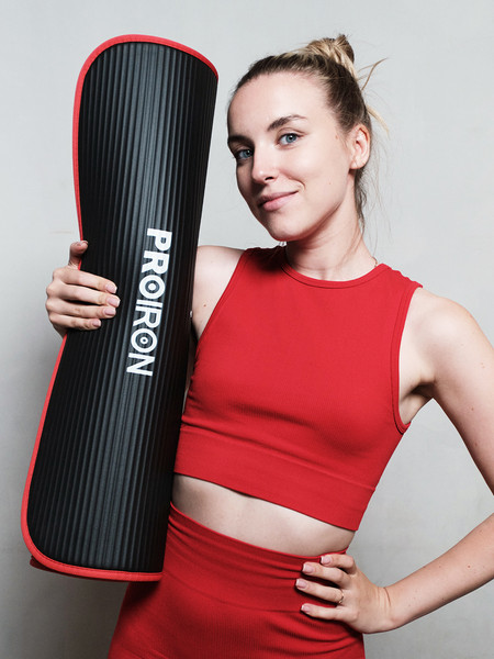 Изображение товара Коврик для йоги и фитнеса Proiron 1830x660x15 / К186615НЧ (черный)