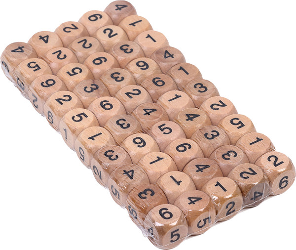 Изображение товара Набор кубиков для настольной игры Sima-Land 10502129 (50шт)