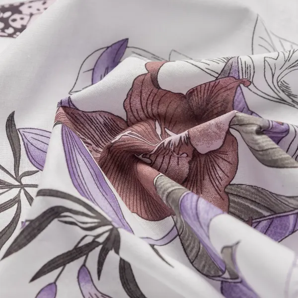 Изображение товара Комплект постельного белья Luxsonia Нежный букет 2сп с простыней на резинке / Ви26-0324/220