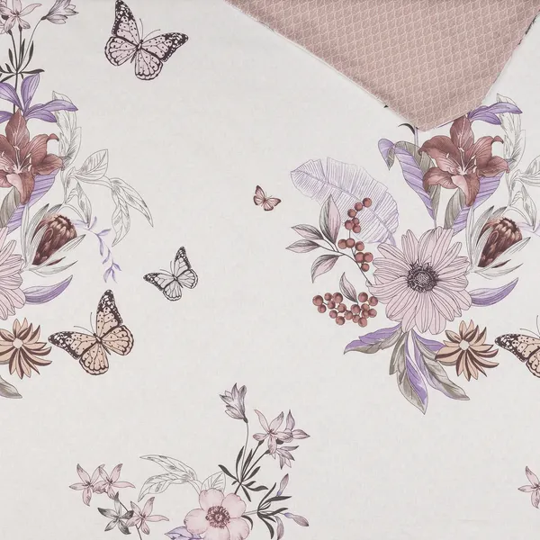 Изображение товара Комплект постельного белья Luxsonia Нежный букет 2сп с простыней на резинке / Ви26-0324/220