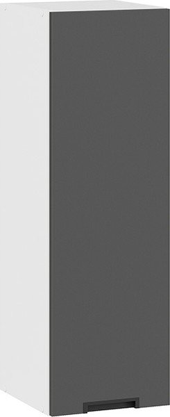 Изображение товара Шкаф навесной для кухни ТриЯ Гренада 1ВВ3 с одной дверью (белый/холст вулкан)