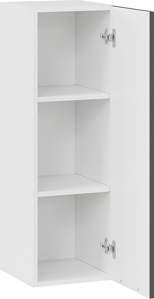 Изображение товара Шкаф навесной для кухни ТриЯ Гренада 1ВВ3 с одной дверью (белый/холст вулкан)