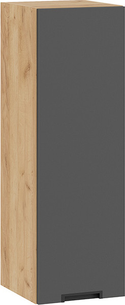 Изображение товара Шкаф навесной для кухни ТриЯ Гренада 1ВВ3 с одной дверью (дуб крафт золотой/холст вулкан)