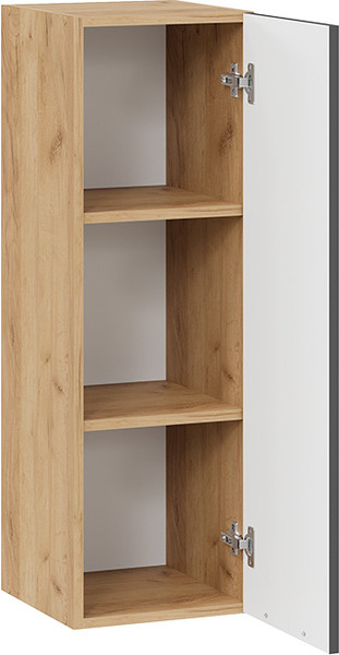 Изображение товара Шкаф навесной для кухни ТриЯ Гренада 1ВВ3 с одной дверью (дуб крафт золотой/холст вулкан)