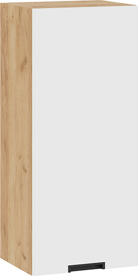 Изображение товара Шкаф навесной для кухни ТриЯ Гренада 1ВВ4 с одной дверью (дуб крафт золотой/холст белый)