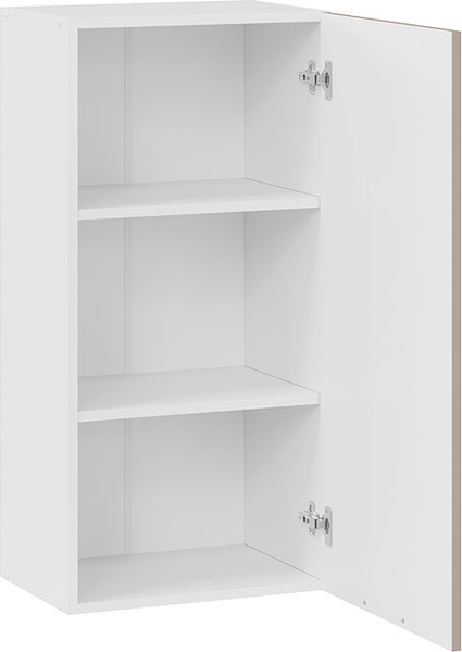 Изображение товара Шкаф навесной для кухни ТриЯ Гренада 1ВВ45 с одной дверью (белый/холст латте)