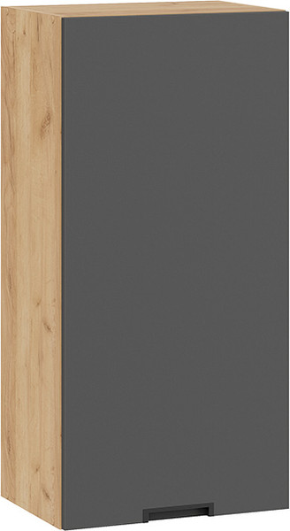 Изображение товара Шкаф навесной для кухни ТриЯ Гренада 1ВВ45 с одной дверью (дуб крафт золотой/холст вулкан)