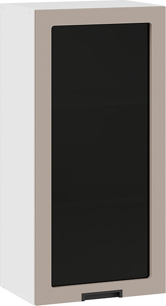 Изображение товара Шкаф навесной для кухни ТриЯ Гренада 1ВВ45С с одной дверью (белый/холст латте)