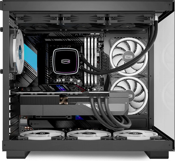 Изображение товара Корпус для компьютера PCCooler C3 T500 ARGB BK / C3-T500BKD6-GL (черный, без БП)