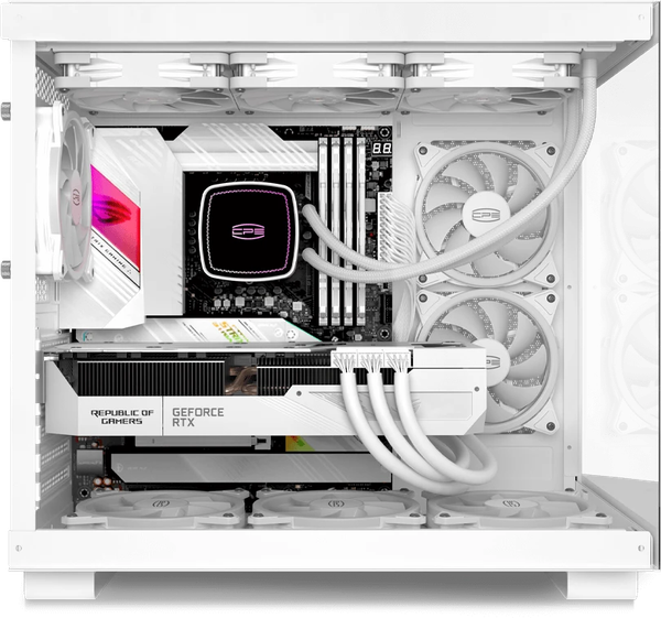 Изображение товара Корпус для компьютера PCCooler C3 T500 ARGB WH / C3-T500WHD6-GL (белый, без БП)