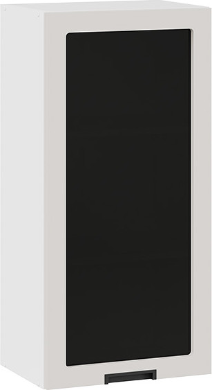 Изображение товара Шкаф навесной для кухни ТриЯ Гренада 1ВВ45С с одной дверью (белый/холст мокко)