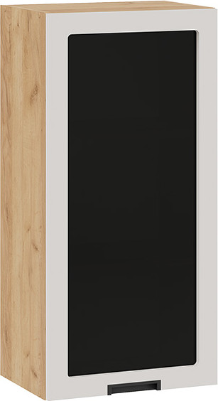 Изображение товара Шкаф навесной для кухни ТриЯ Гренада 1ВВ45С с одной дверью (дуб крафт золотой/холст мокко)