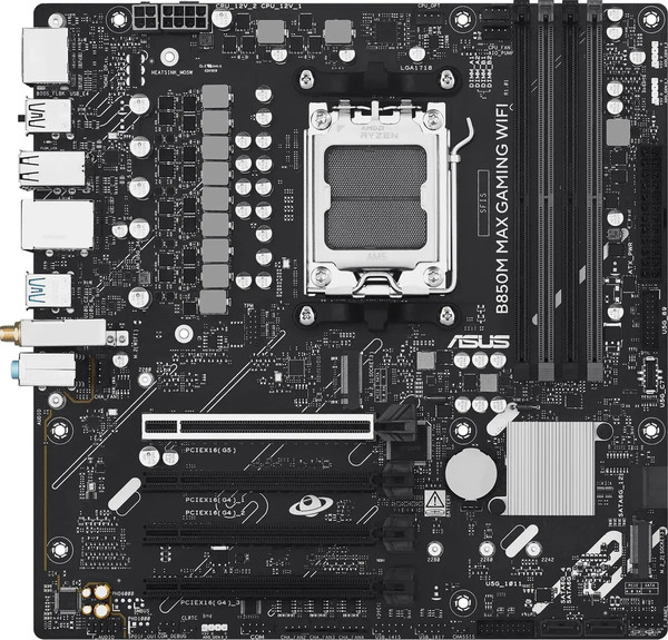 Изображение товара Материнская плата Asus B850M Max Gaming WiFi (90MB1LL0-M0EAY0)