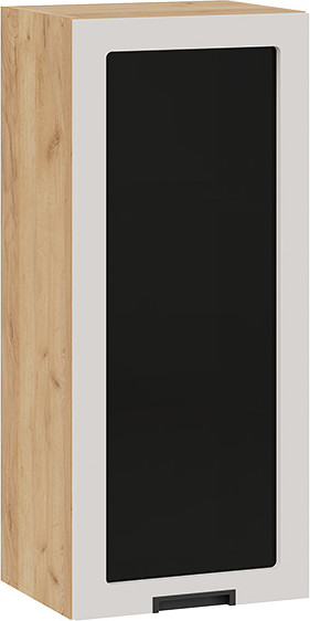 Изображение товара Шкаф навесной для кухни ТриЯ Гренада 1ВВ4С с одной дверью (дуб крафт золотой/холст мокко)