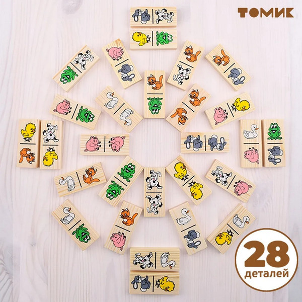 Изображение товара Развивающая игра Томик Животные / 789436