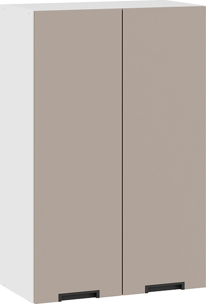 Изображение товара Шкаф навесной для кухни ТриЯ Гренада 1ВВ6 с двумя дверьми (белый/холст латте)