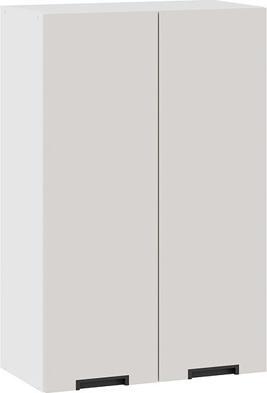 Изображение товара Шкаф навесной для кухни ТриЯ Гренада 1ВВ6 с двумя дверьми (белый/холст мокко)